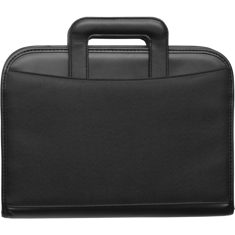 A4 Microfibre Zipped Folder Conference Folders Black and White London