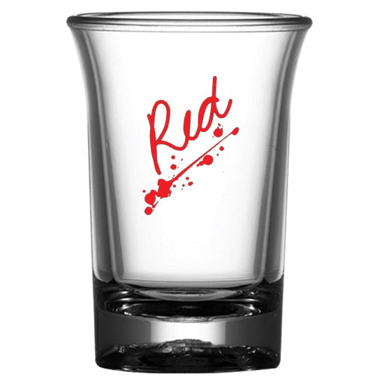 Reusable Plastic Shot Glass (25ml) Shots & Sampling Glasses Black and White London