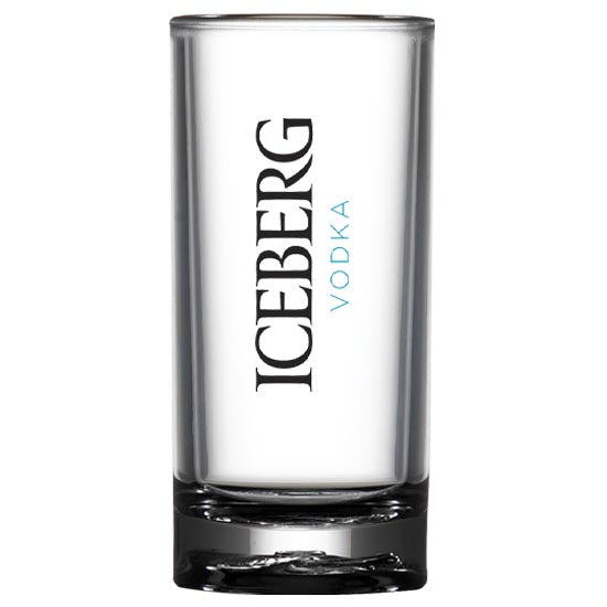 Reusable Plastic Straight Sided Shot Glass (50ml) Shots & Sampling Glasses Black and White London