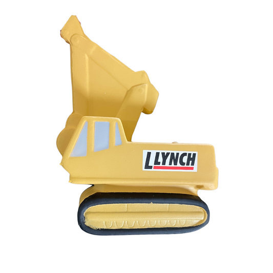 Excavator Shaped Stress Toy  Black and White London