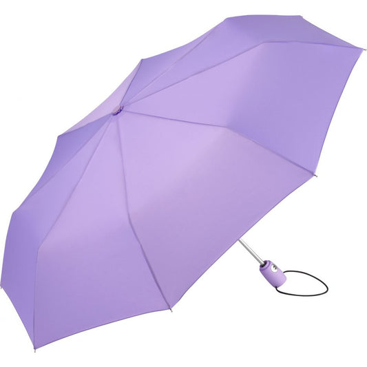 FARE Automatic Mini Umbrella With Colour-Matched Handle  Black and White London