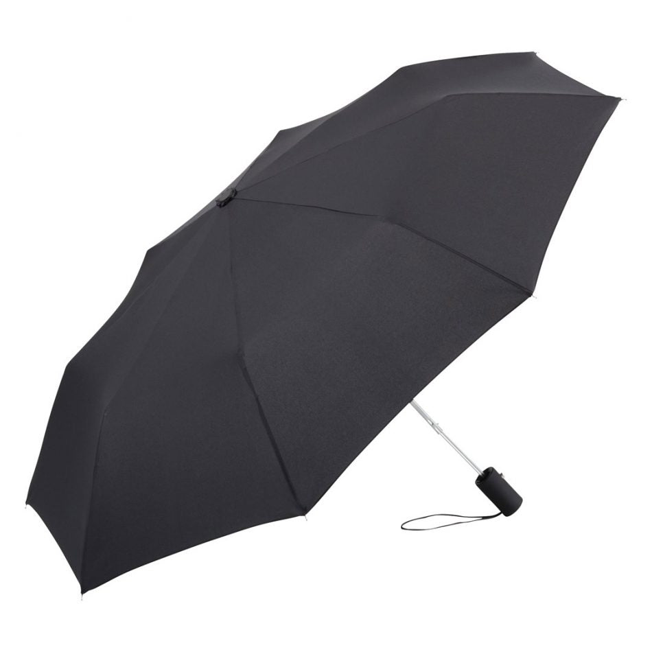 FARE Automatic Storm Proof Mini Foldable Telescopic Umbrella  Black and White London