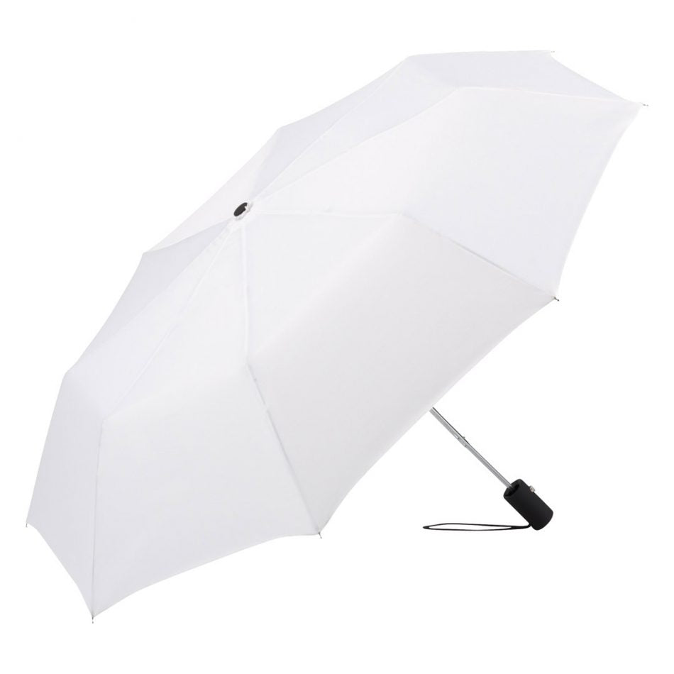 FARE Automatic Storm Proof Mini Foldable Telescopic Umbrella  Black and White London