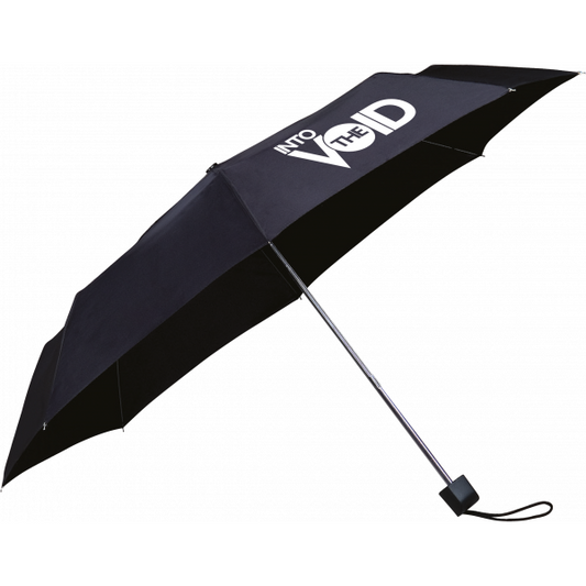 Budget SuperMini Telescopic Foldable Umbrella  Black and White London