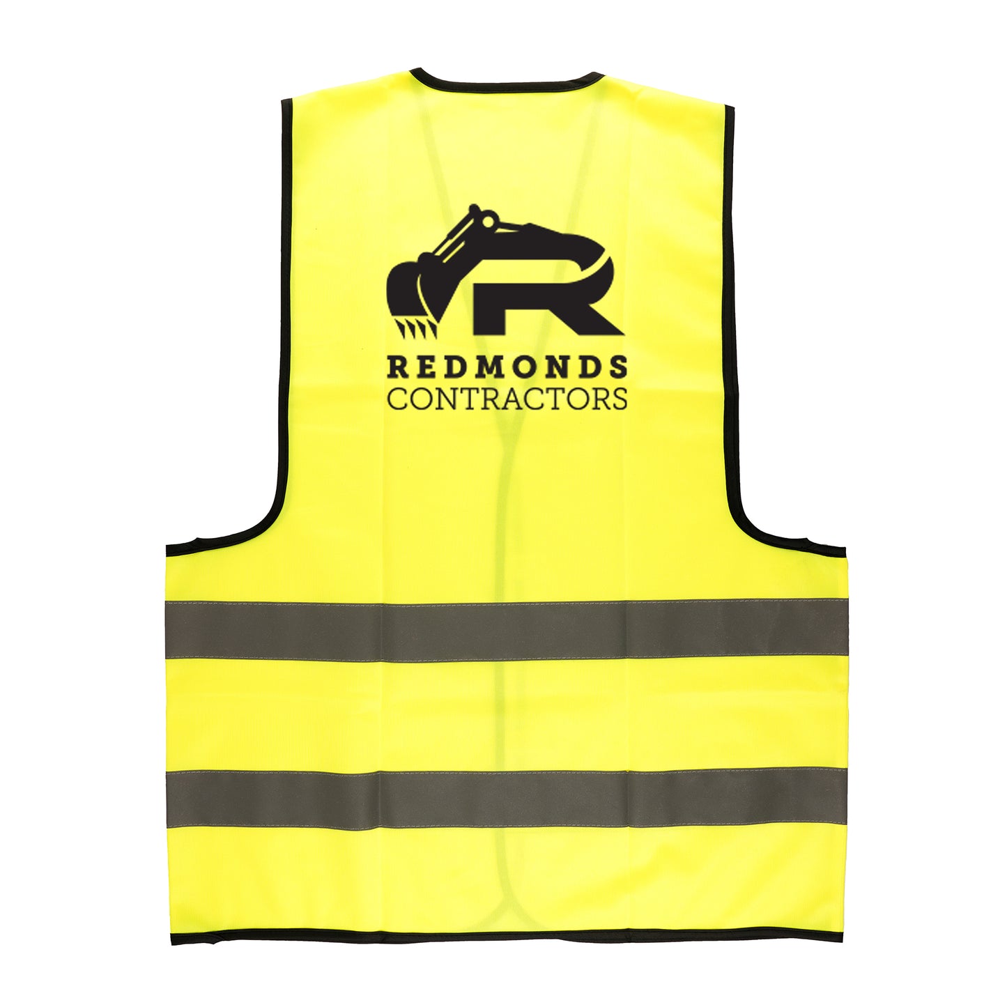 Tom Franks Hi Vis Vest Black and White London