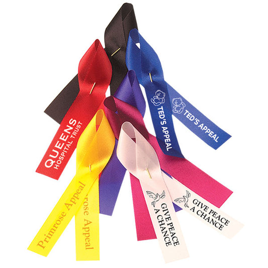 Campaign/Charity Ribbon  Black and White London