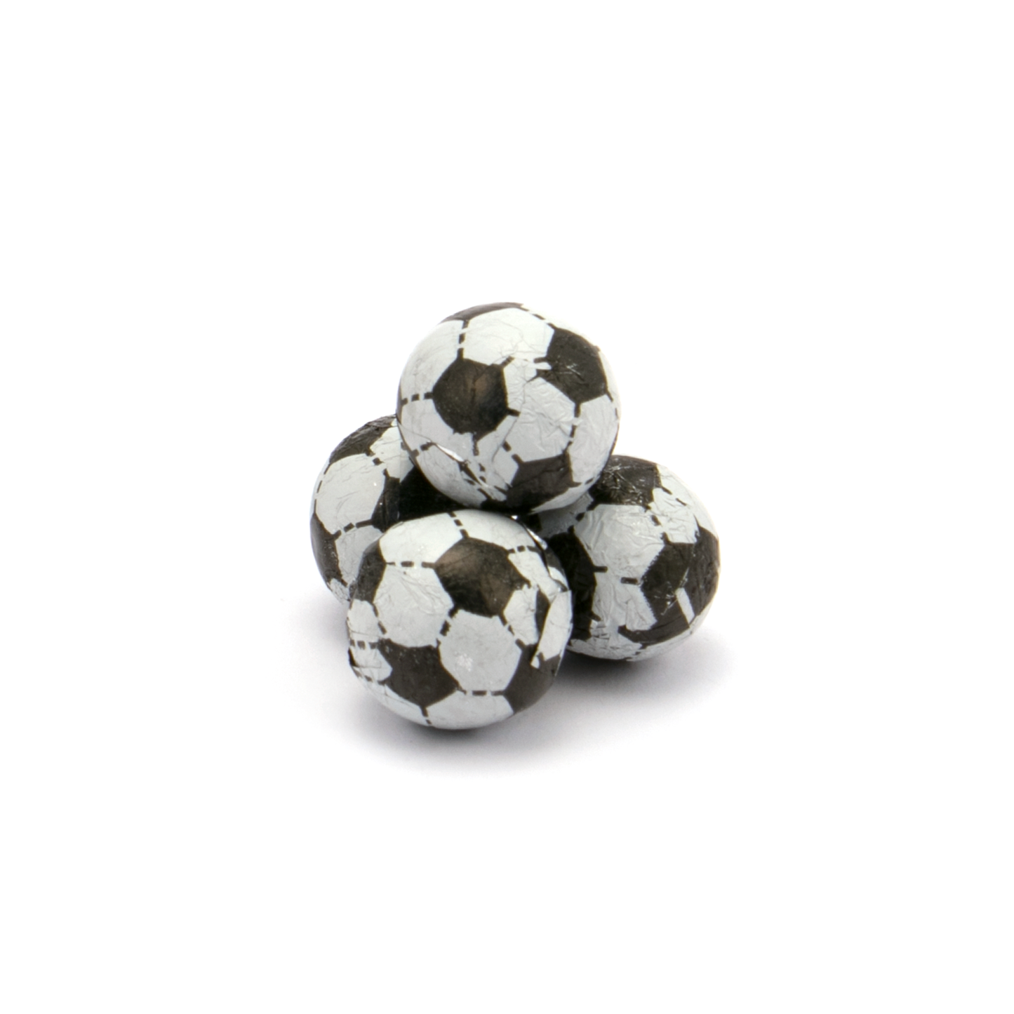 Organza Bag - Chocolate Footballs Black and White London
