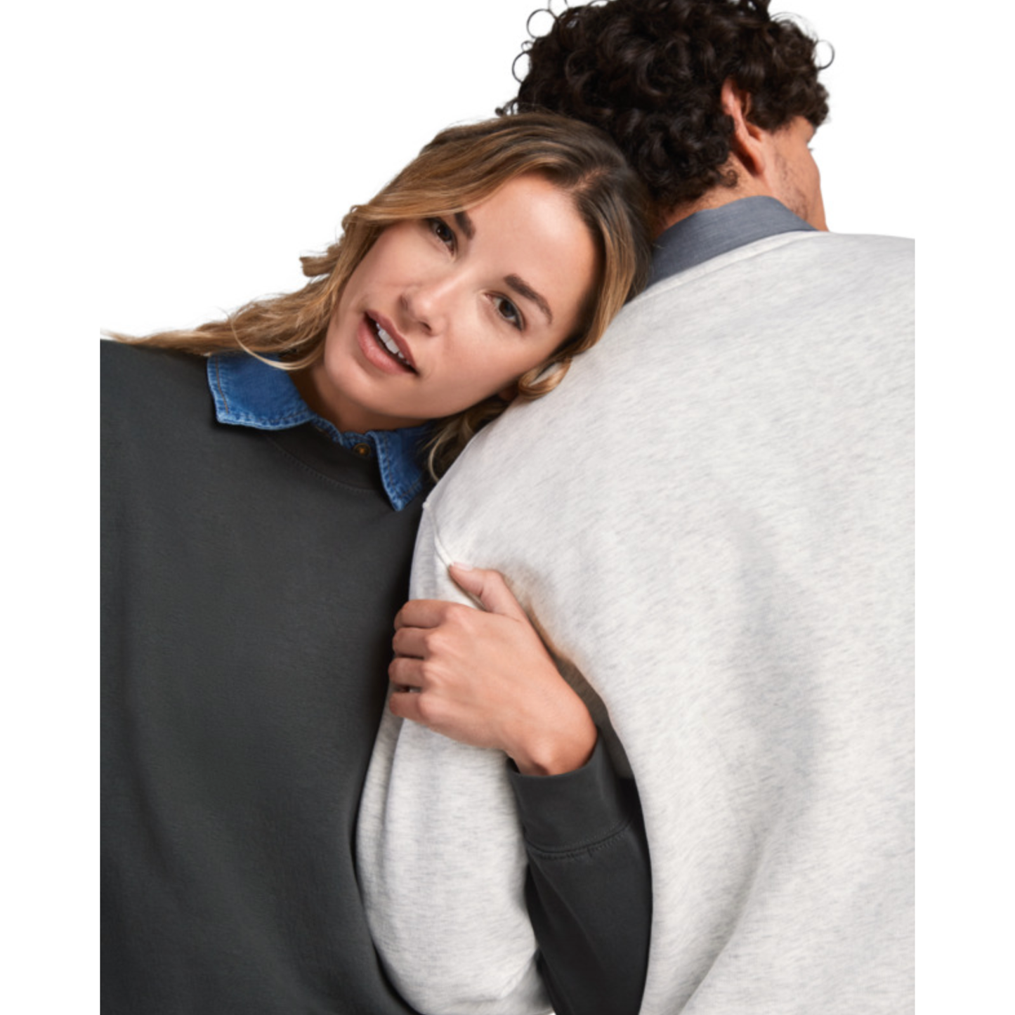 Clasica unisex crewneck sweater Black and White London