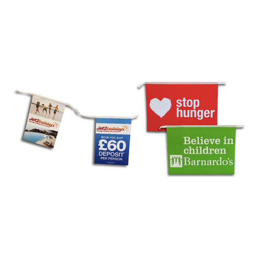 Traditional Paper Bunting  Black and White London