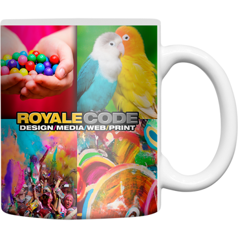 Custom Full Colour Cambridge Mug Full Colour Mugs Black and White London