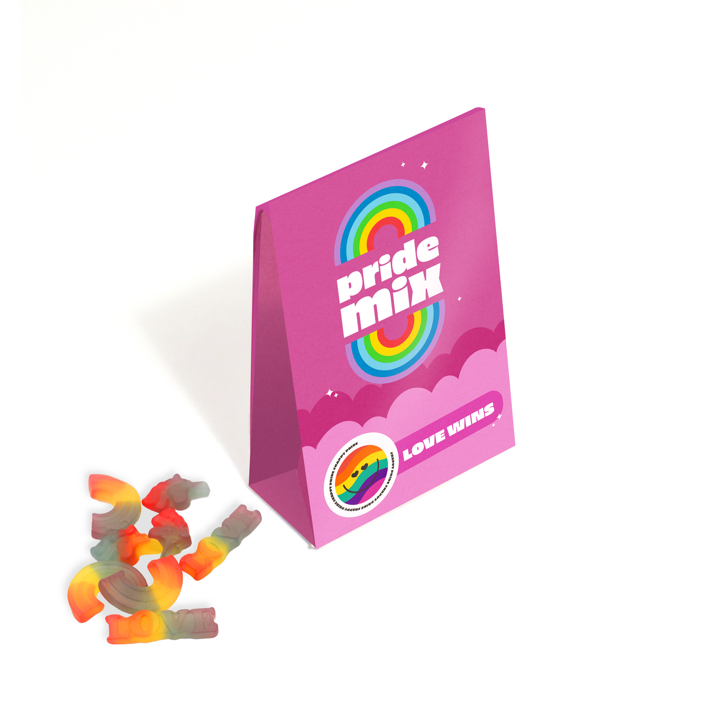 Pride Carton Box Pride Mix Sweets & Confectionery Black and White London