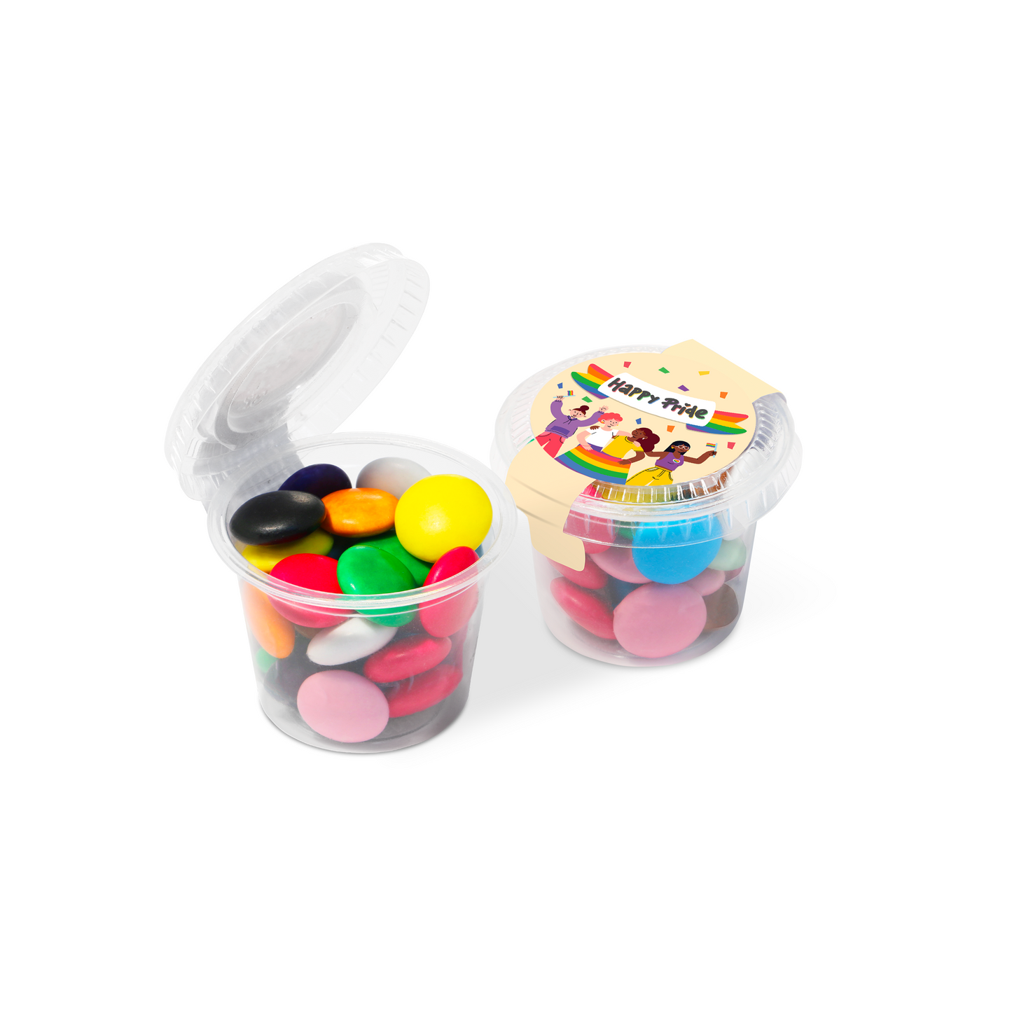 Pride - Eco Mini Pot - Beanies Black and White London