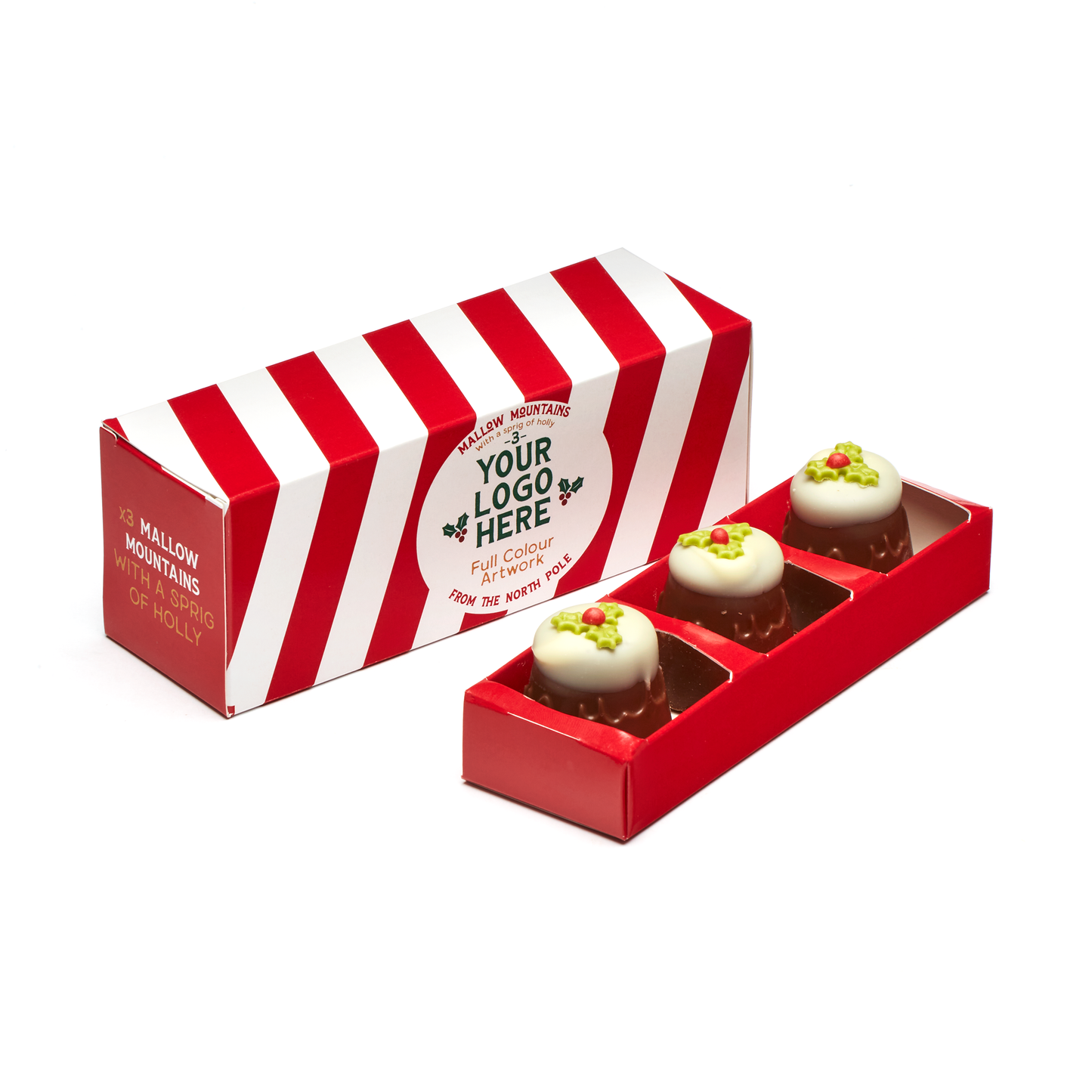 Winter Collection - Eco Sliding Box - Mallow Mountains - x3 Black and White London