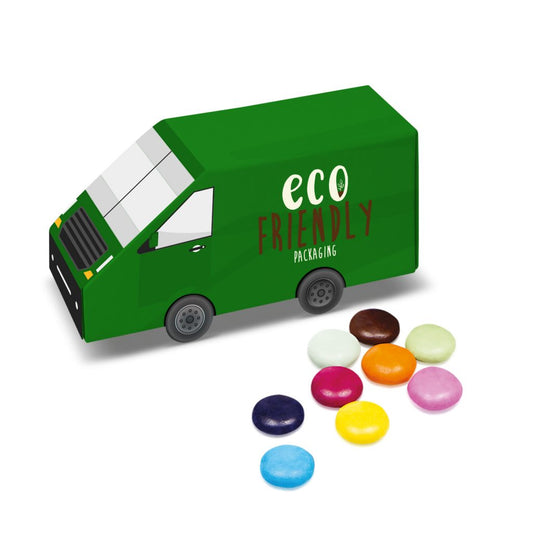 Eco Van Box with Chocolate Beanies    