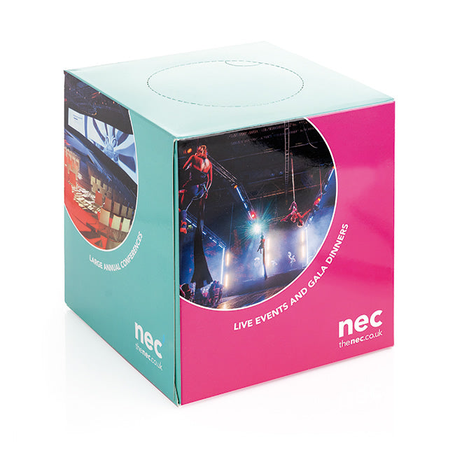 Big Cube Tissue Box with 100 Tissues Health & Beauty Black and White London