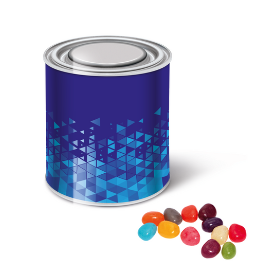 Large Paint Tin with Jelly Bean Factory Beans    