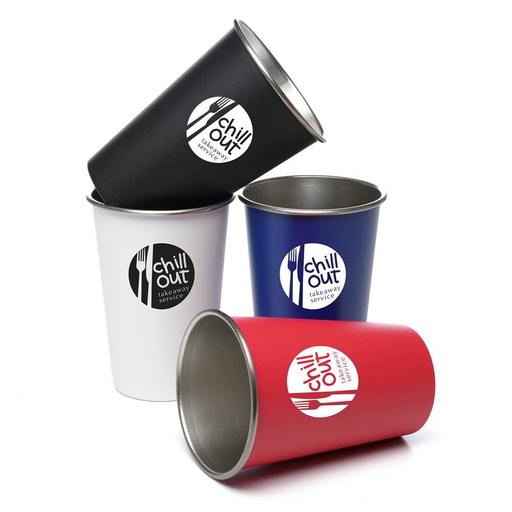 Rowan Recycled 500ml Tumbler Black and White London
