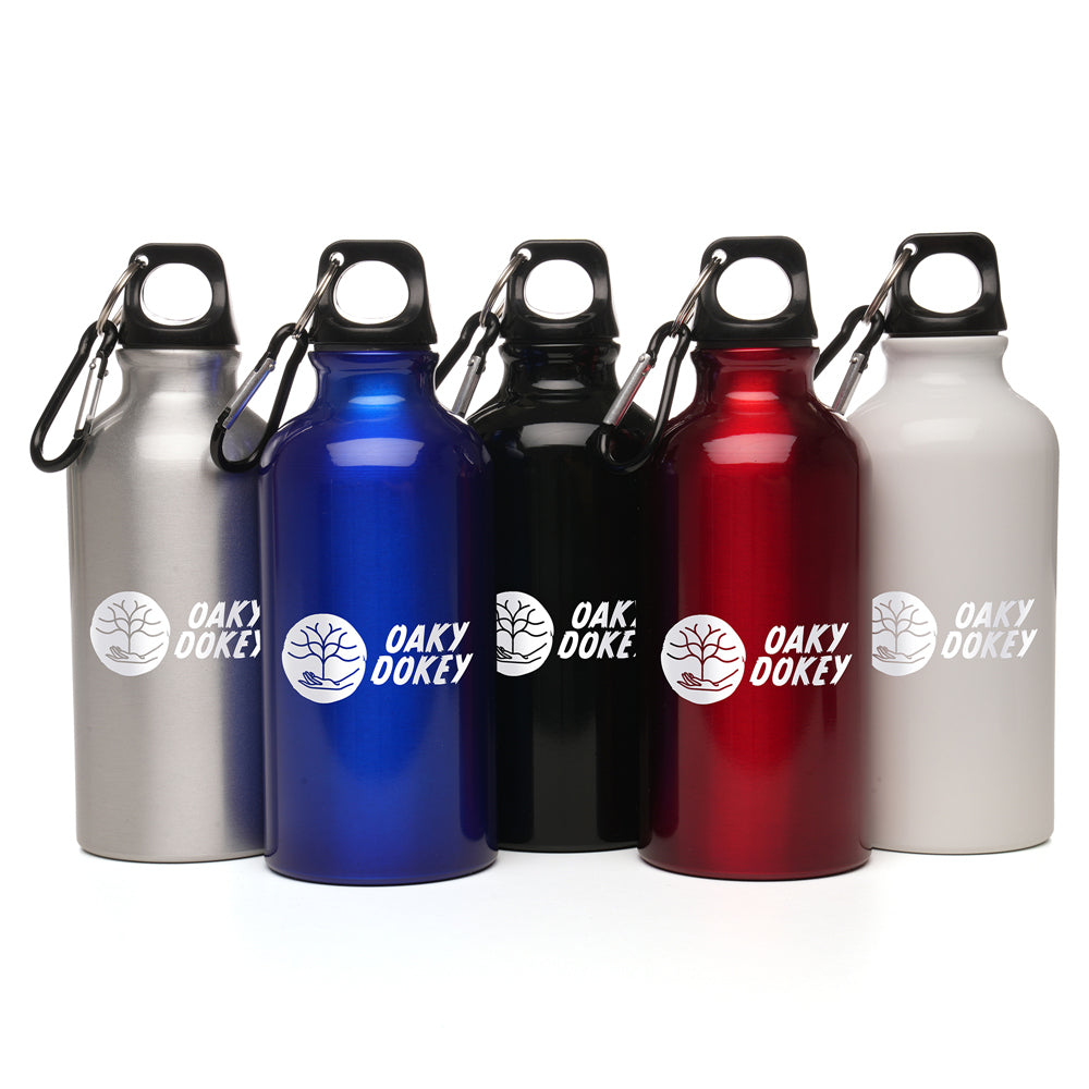 Pollock Glossy 400ml Sports Bottle Travel Mugs & Bottles Black and White London