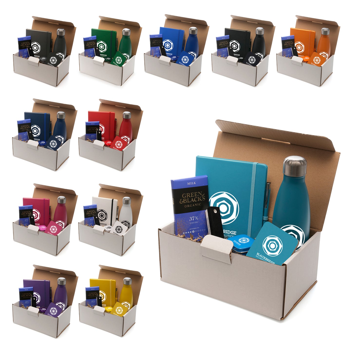 7 Piece New Starter Welcome Pack Black and White London