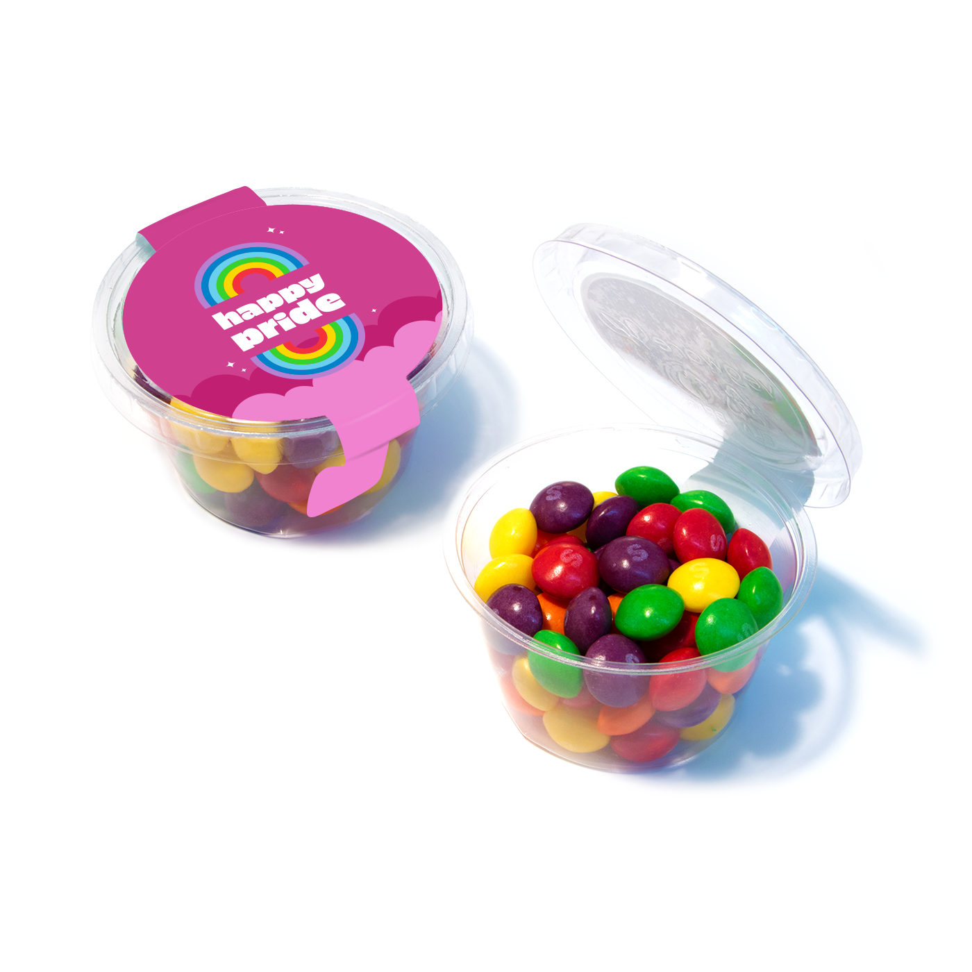 Pride Eco Maxi Pot Skittles® Sweets & Confectionery Black and White London