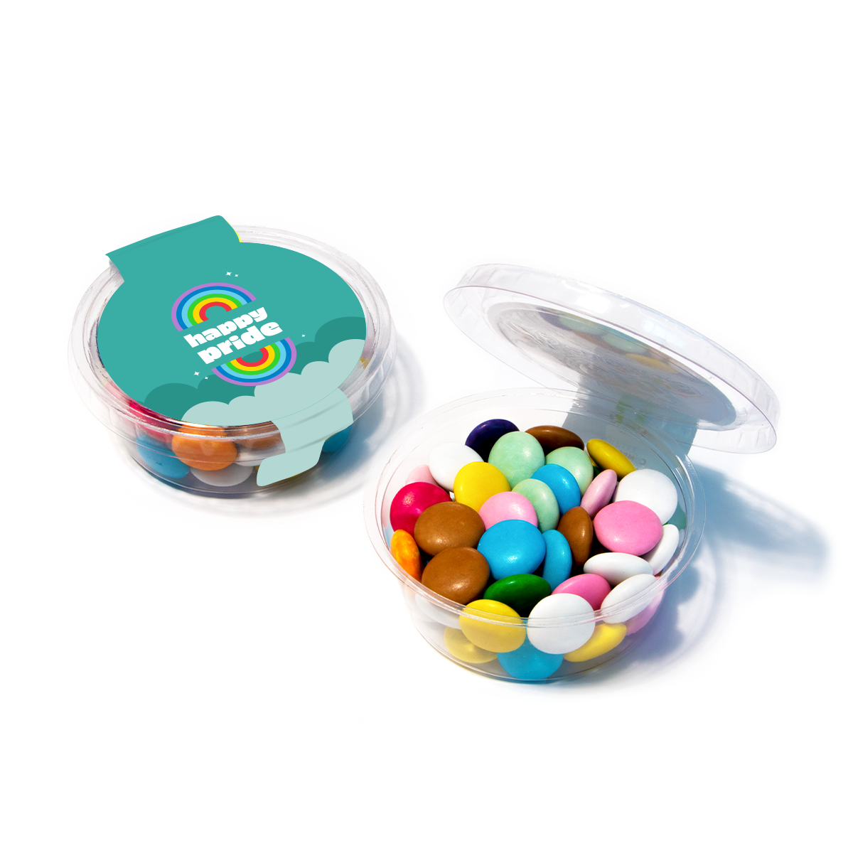 Pride Eco Midi Pot Beanies Sweets & Confectionery Black and White London