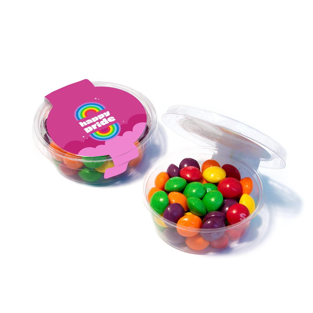 Pride Eco Midi Pot Skittles® Sweets & Confectionery Black and White London