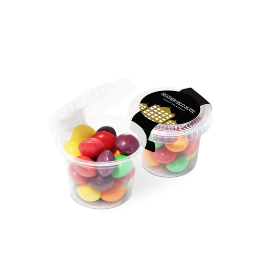 Eco Mini Pot with Skittles    