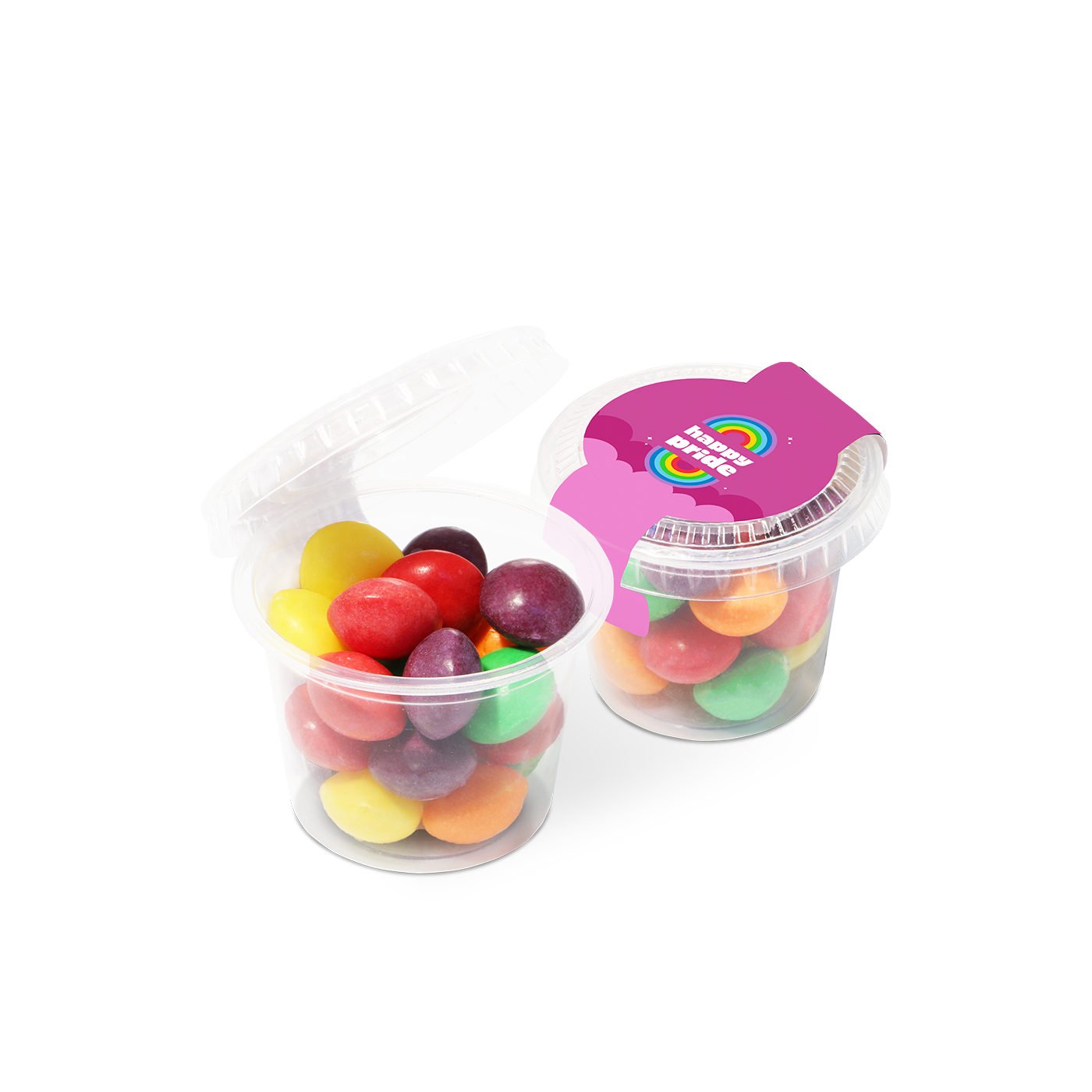 Pride Eco Mini Pot Skittles® Sweets & Confectionery Black and White London