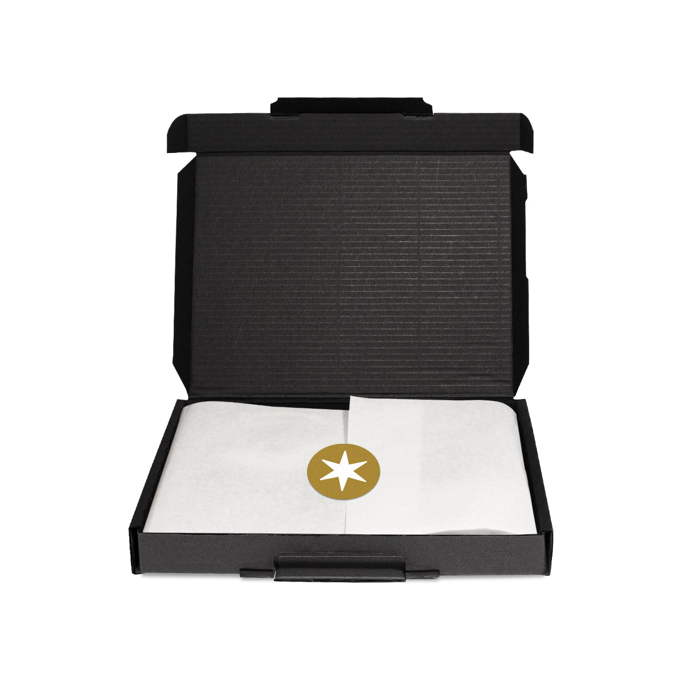 Gift Boxes - Mini Black Postal Box - Chocolate Edition Black and White London