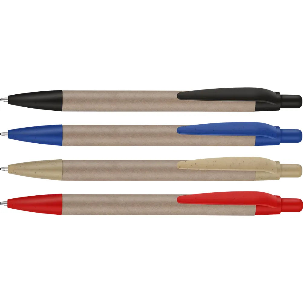 Strawkraft Ballpen Black and White London