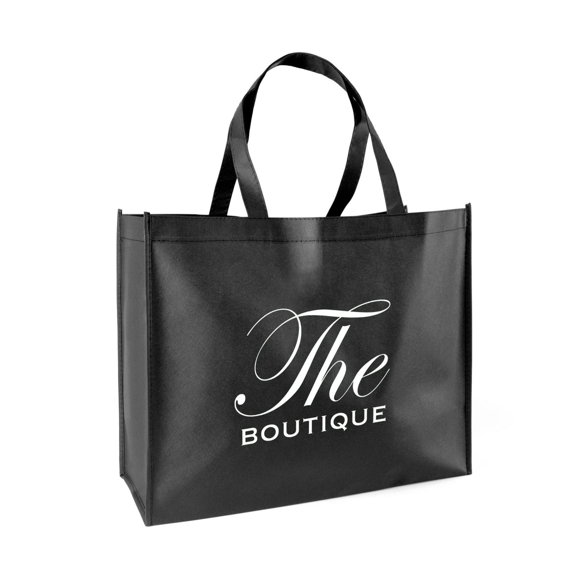 Jackson Shopper Non-Woven Tote Bags Black and White London