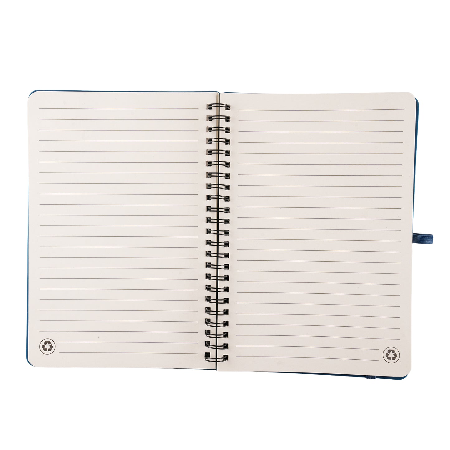 A5 Spiral Recycled Notebook Black and White London®