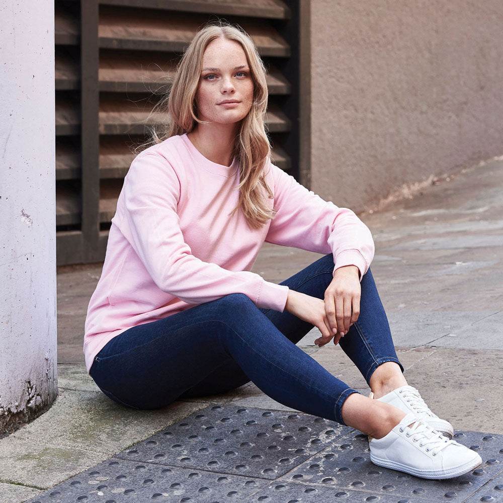 Just Hoods Cotton & Polyester Sweatshirt Black and White London