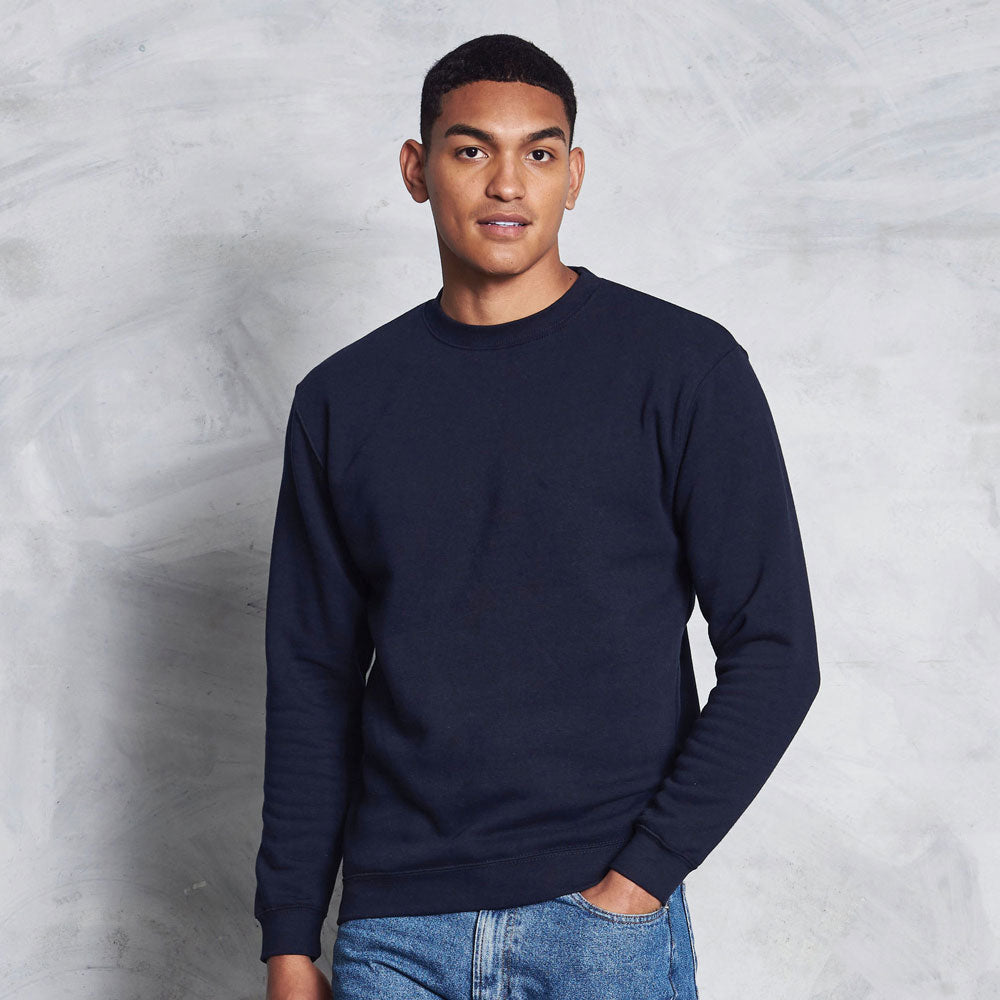 Just Hoods Organic Cotton & Recycled Polyester Sweatshirt Black and White London