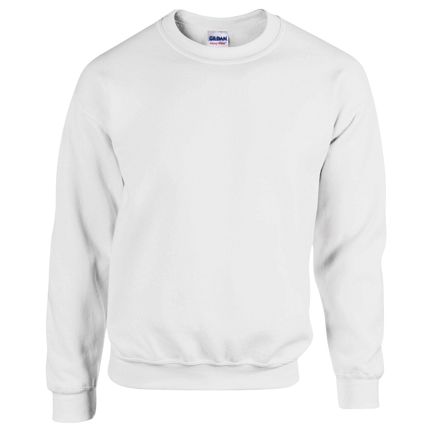 Gildan Heavy Blend Crew Neck Sweatshirt Black and White London