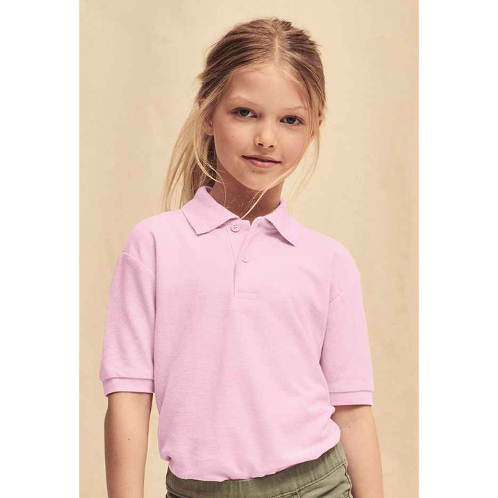 Kids Polo Shirt Black and White London