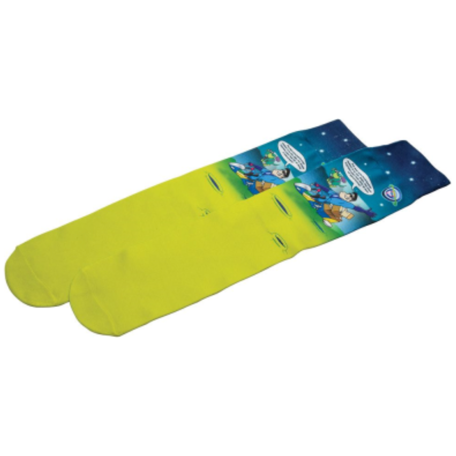 Full Colour Adults Socks Black and White London