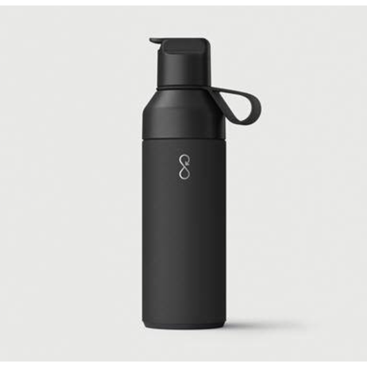 Ocean Go Bottle - Obsidian Travel Mugs & Bottles Black and White London
