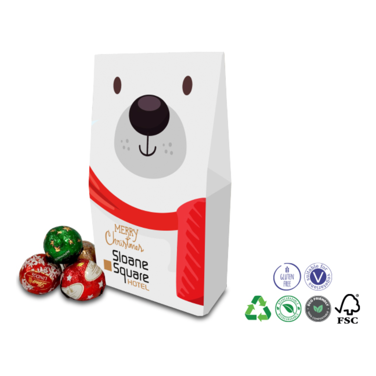 Lindt Truffles Box Black and White London