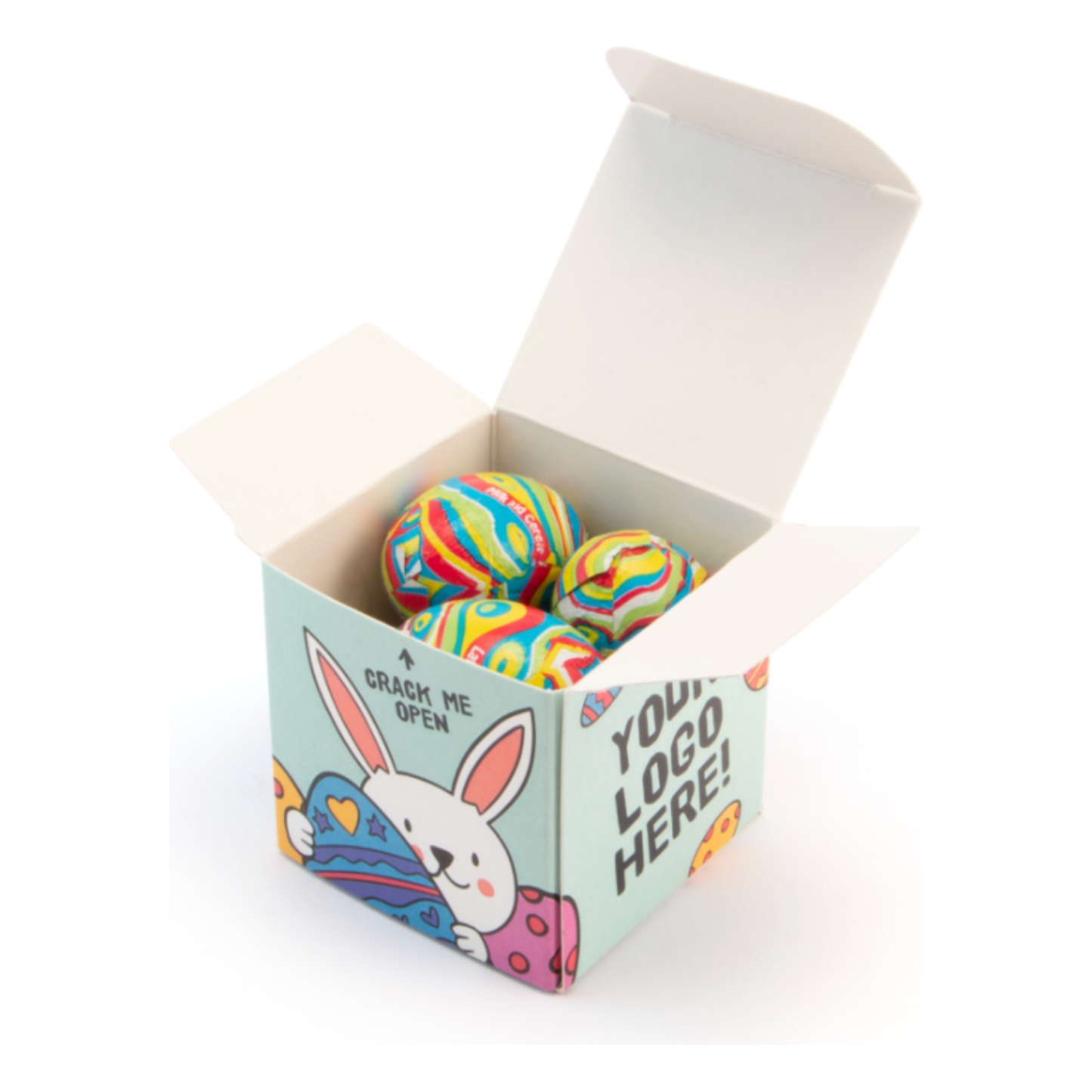 Eco Maxi Cube - Easter Cream 'n Crunch Eggs Black and White London
