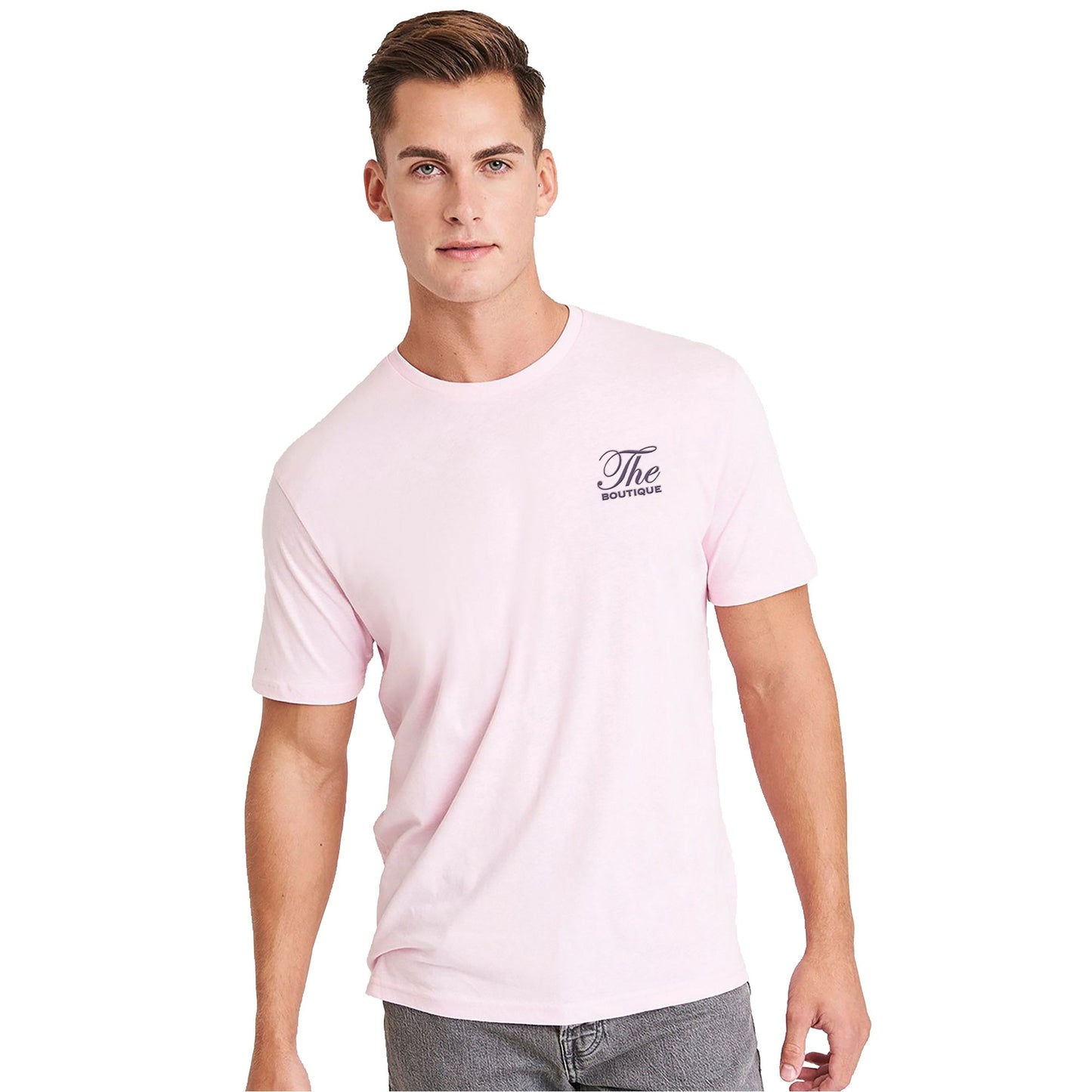 Modern Fit 100% Cotton T-Shirt Black and White London