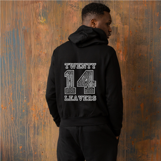 Sol Unisex Leavers Hoodie  Black and White London