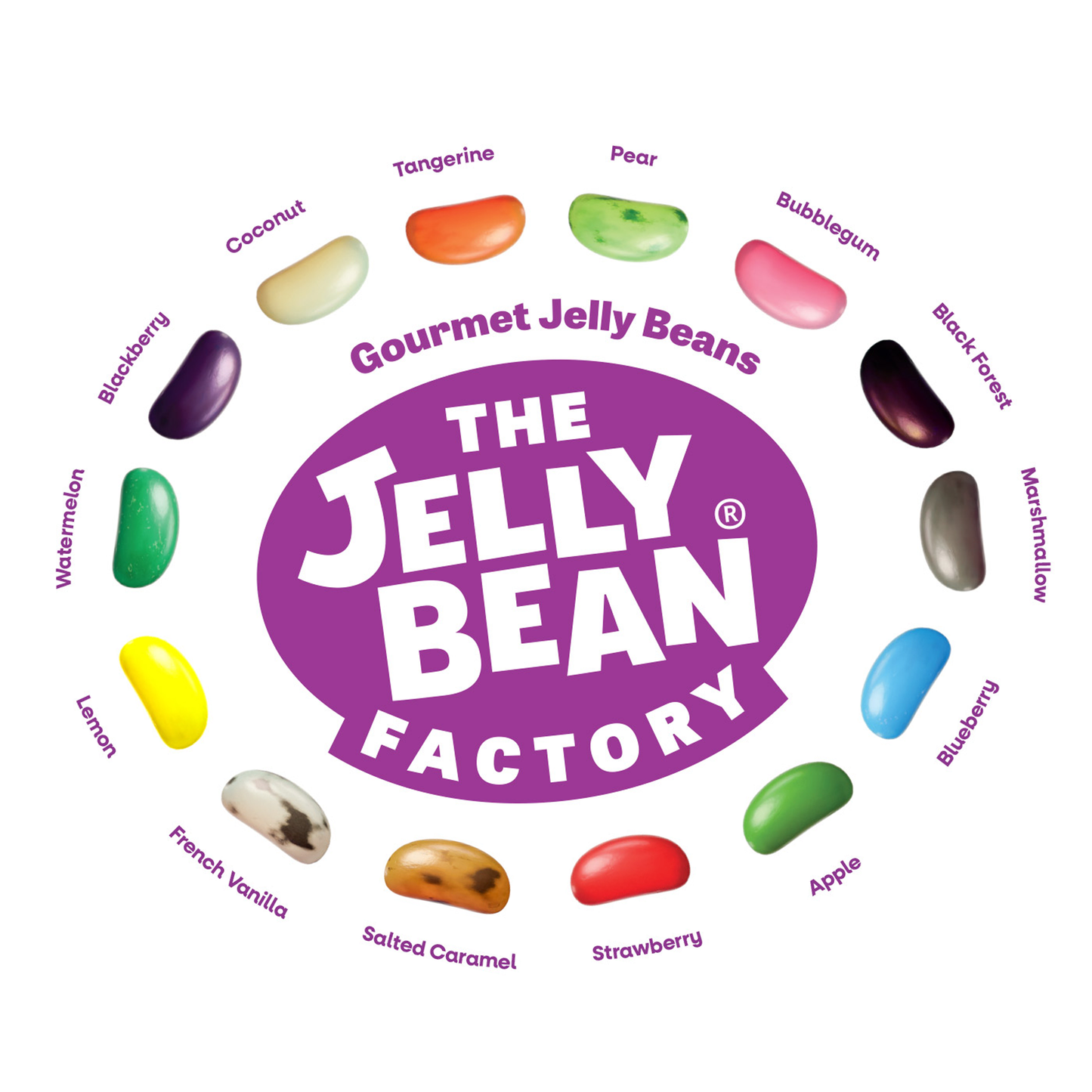 Swing Tag Bag with Jelly Bean Factory® Jelly Bean Factory® Black and White London