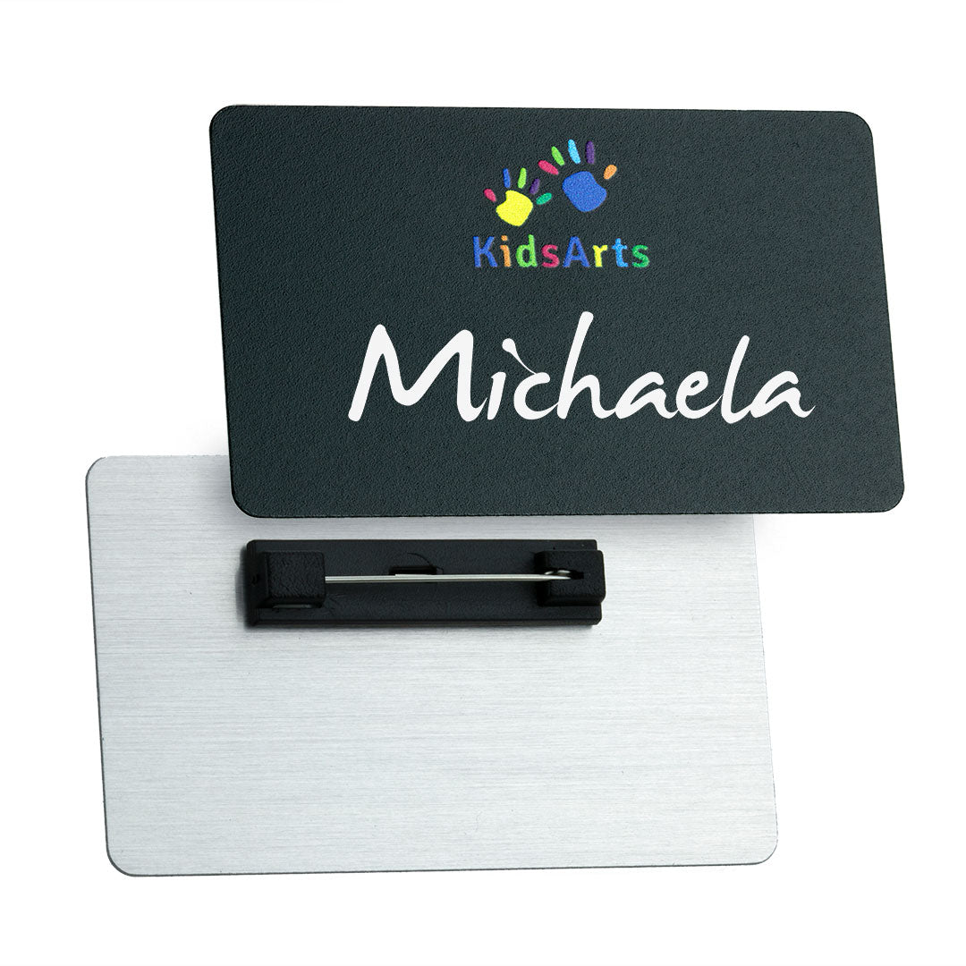 Reusable Blackboard Name Badges Badges Black and White London