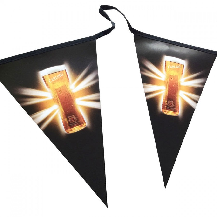 Traditional Paper Bunting Black and White London