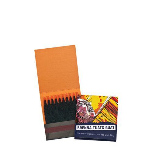 Branded Matchbook - 20 Matches Matches Black and White London
