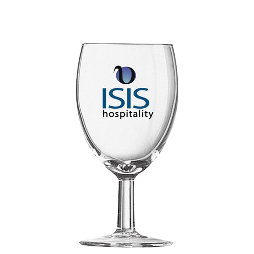 Savoie Stem Glass (190ml/6.4oz) Wine Glasses Black and White London