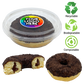 Printed Iced Logo Chocolate Doughnut    
