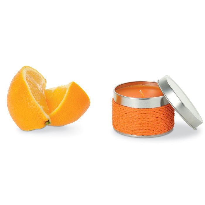 Fragrance Candle in a Tin Oranges Black and White London