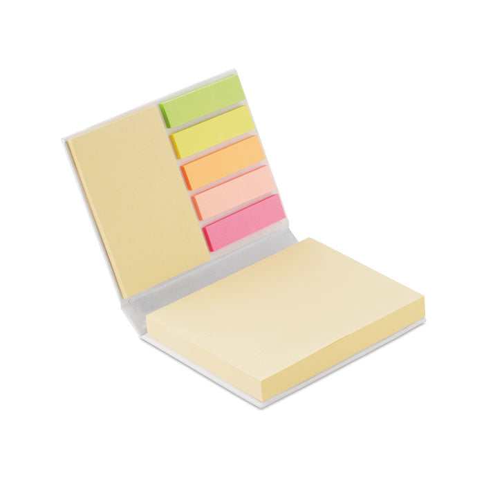 White Sticky Memo Pad & Sticky Note Set Black and White London